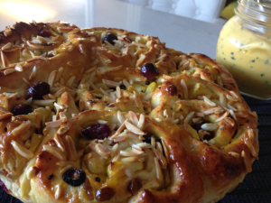 Jan’s Apple Blueberry Brioche with Passionfruit Curd – Thermomix recipe